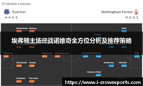 埃弗顿主场迎战诺维奇全方位分析及推荐策略